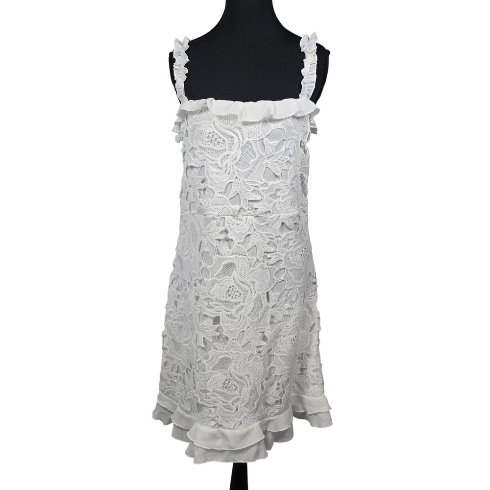 Lulus‎ Deep In Love Dress Woman Extra Large White Ruffled Lace Wedding Beach